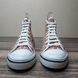 YSL Malibu Mid-Top Sneakers in Tweed